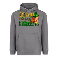 Storm Just a girl who loves St. Patrick's Day Heavyweight Hoodie - FaDigitalArtStudio