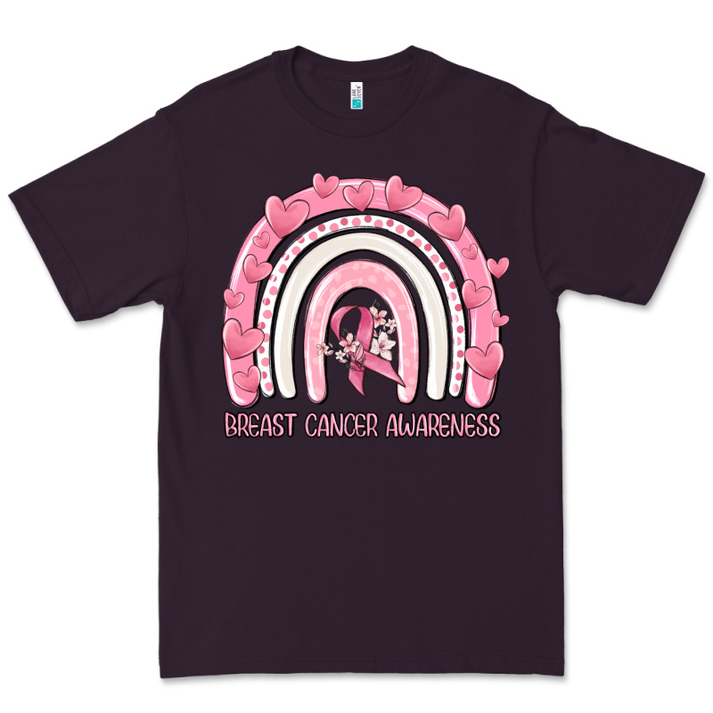 Breast Cancer  Awareness Rainbow Premium Tee by MaliasSmallBusiness | Teevron
