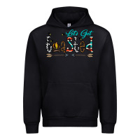 Black let's get toasted Urban Hoodie - CowhideDigitalArt