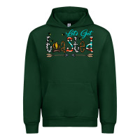 Forest Green let's get toasted Urban Hoodie - CowhideDigitalArt