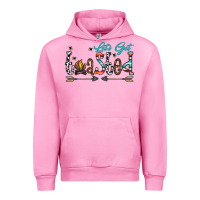 Fuchsia Pink let's get toasted Urban Hoodie - CowhideDigitalArt