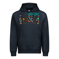 Navy let's get toasted Urban Hoodie - CowhideDigitalArt
