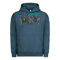 Pigment Midnight Navy let's get toasted Urban Hoodie - CowhideDigitalArt
