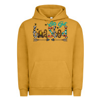 Pigment Peanut Butter let's get toasted Urban Hoodie - CowhideDigitalArt