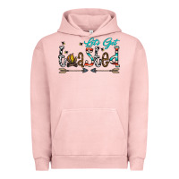 Pigment Salmon let's get toasted Urban Hoodie - CowhideDigitalArt