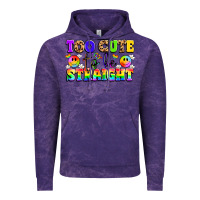 Cloud Purple cute and colorful pride message Vintage Hoodie - LillyAllenDesigns