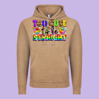 Cute And Colorful Pride Message Vintage Hoodie Designed By Lillyallendesigns
