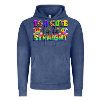 Vintage Denim cute and colorful pride message Vintage Hoodie - LillyAllenDesigns