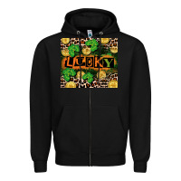 Black St. Patricks Day lucky Zipper Hoodie - CowGirlArtShop