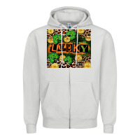 Dove Grey St. Patricks Day lucky Zipper Hoodie - CowGirlArtShop