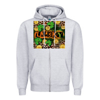 Heather Grey St. Patricks Day lucky Zipper Hoodie - CowGirlArtShop