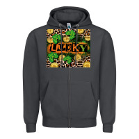 Smoke St. Patricks Day lucky Zipper Hoodie - CowGirlArtShop