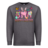Charcoal Heather Happy Easter Dental And Egg Premium Sweatshirt - BundleAndBundleShop