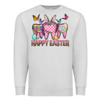 Dove Grey Happy Easter Dental And Egg Premium Sweatshirt - BundleAndBundleShop