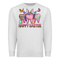 Oatmeal Heather Happy Easter Dental And Egg Premium Sweatshirt - BundleAndBundleShop