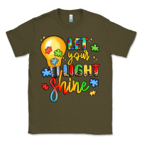 Army Green let your light shine Classic Tee - LillyAllenDesigns