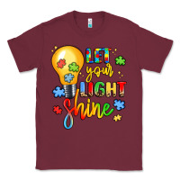 Burgundy let your light shine Classic Tee - LillyAllenDesigns