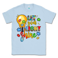 Dusty Blue let your light shine Classic Tee - LillyAllenDesigns