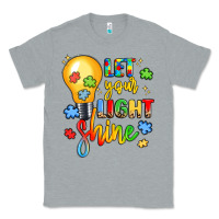 Heather Grey let your light shine Classic Tee - LillyAllenDesigns