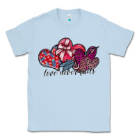 Dusty Blue love never fails Classic Tee - SublimationCraftShop