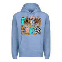 Colony Blue farm sweet farm western  olivia Premium Hoodie - OliviaCreatesArt