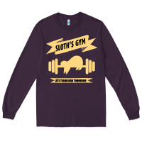 Plum Sloth s Gym Long Sleeve Tee - Bettercallsaul