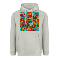 Moon Dust hispanic heritage month coffee cups and taco with glitter and leopard  Heavyweight Hoodie - BundleAndBundleShop