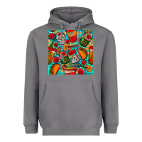 Storm hispanic heritage month coffee cups and taco with glitter and leopard  Heavyweight Hoodie - BundleAndBundleShop
