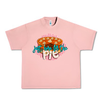 Salmon Just Here For The Pie Urban Heavy Tee - LillyAllenDesigns