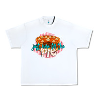 White Just Here For The Pie Urban Heavy Tee - LillyAllenDesigns