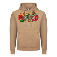 Vintage Coffee colorful mexico collage Vintage Hoodie - LillyAllenDesigns