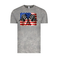 Cloud Rock American Racing Flag Vintage Tee - JahusDesignShop