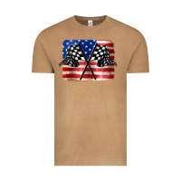 American Racing Flag Vintage Tee | Teevron