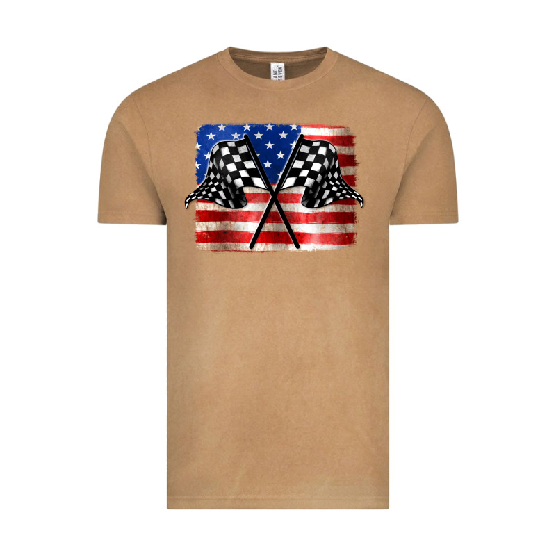 American Racing Flag Vintage Tee by JahusDesignShop | Teevron