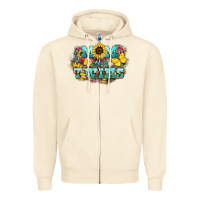 Sandshell Mom of twins sunflower mothers day Zipper Hoodie - HowdyJamesFarm