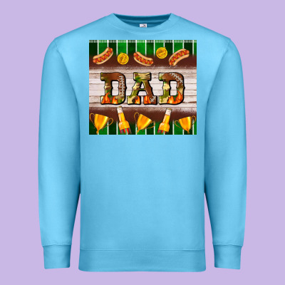 Football Dad Tumbler Premium Sweatshirt Designed By Bundleandbundleshop