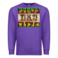 Purple Football Dad Tumbler Premium Sweatshirt - BundleAndBundleShop