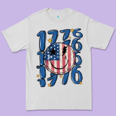 1776 Premium Tee Designed By Maliassmallbusiness