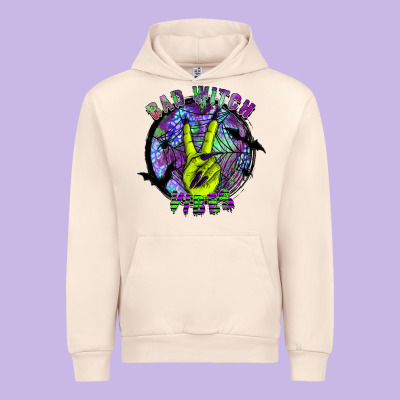 Bad Witch Vibes Urban Hoodie Designed By Sublimationcraftshop