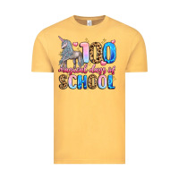 Vintage Mustard 100 magical days of school Vintage Tee - LillyAllenDesigns