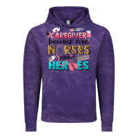 Cloud Purple caregiver because nurses need heroes Vintage Hoodie - LillyAllenDesigns