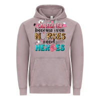 Vintage Zinc caregiver because nurses need heroes Vintage Hoodie - LillyAllenDesigns