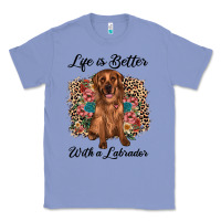 Colony Blue life is better with a labrador Classic Tee - JahusDesignShop