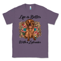Lavender life is better with a labrador Classic Tee - JahusDesignShop