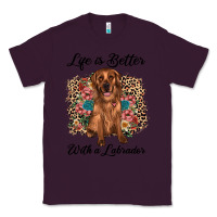 Plum life is better with a labrador Classic Tee - JahusDesignShop