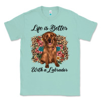 Seafoam life is better with a labrador Classic Tee - JahusDesignShop