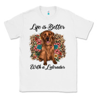 White life is better with a labrador Classic Tee - JahusDesignShop