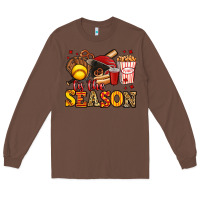 Chestnut tis the season softball Long Sleeve Tee - Jasminsmagicworld
