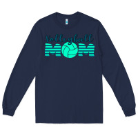 Navy Volleyball Mom Long Sleeve Tee - Bettercallsaul