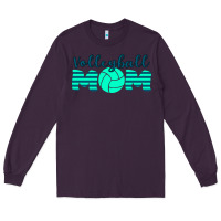 Plum Volleyball Mom Long Sleeve Tee - Bettercallsaul